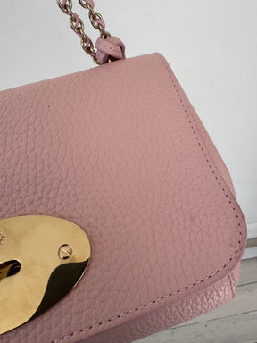 Mulberry Ballet Pink Soft Grained Leather Small Lily Bag