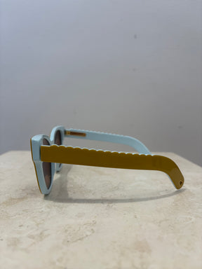 Lucy Folk Mustard Cat Eye Sunglasses