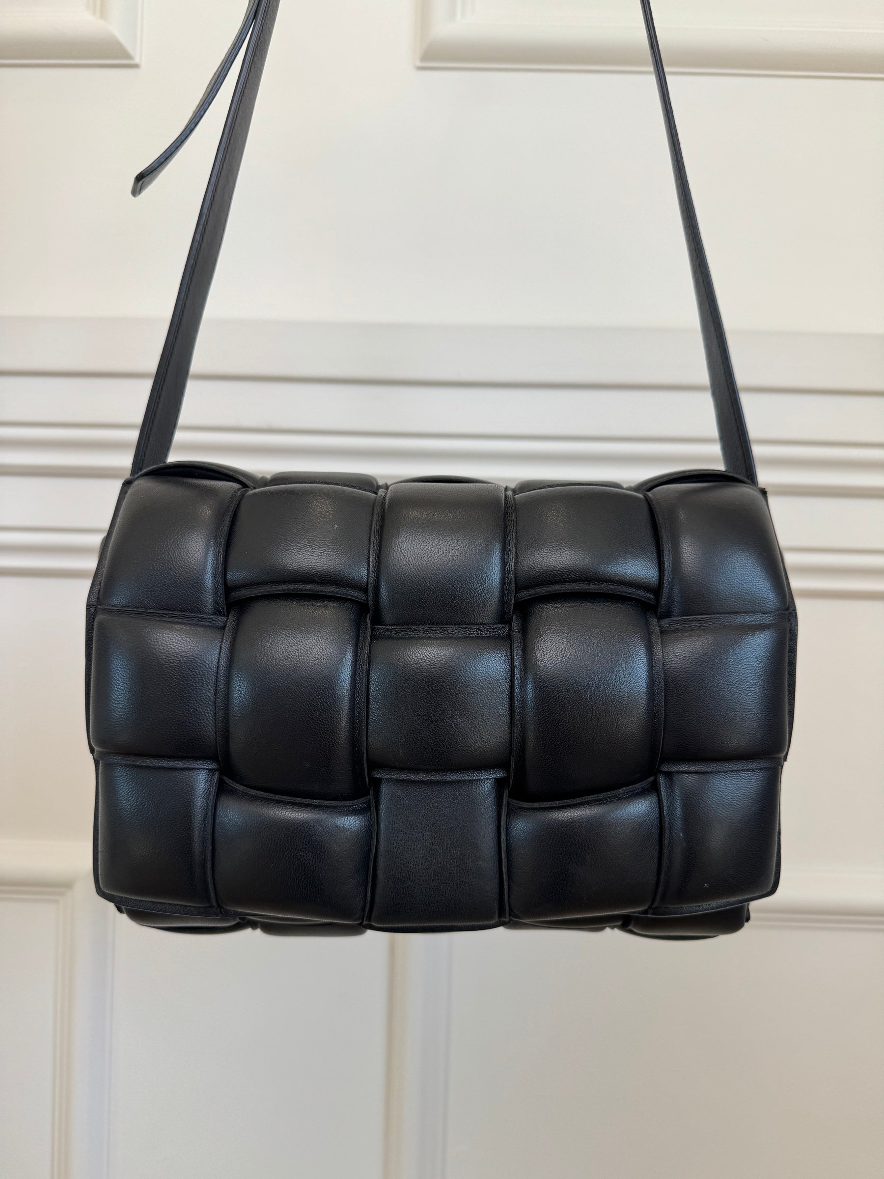 Bottega Veneta Black Padded Cassette Bag