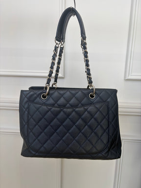 Chanel Navy Caviar Leather GST