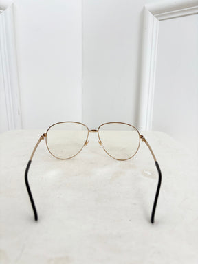 Gucci Gold Frame Optical Glasses