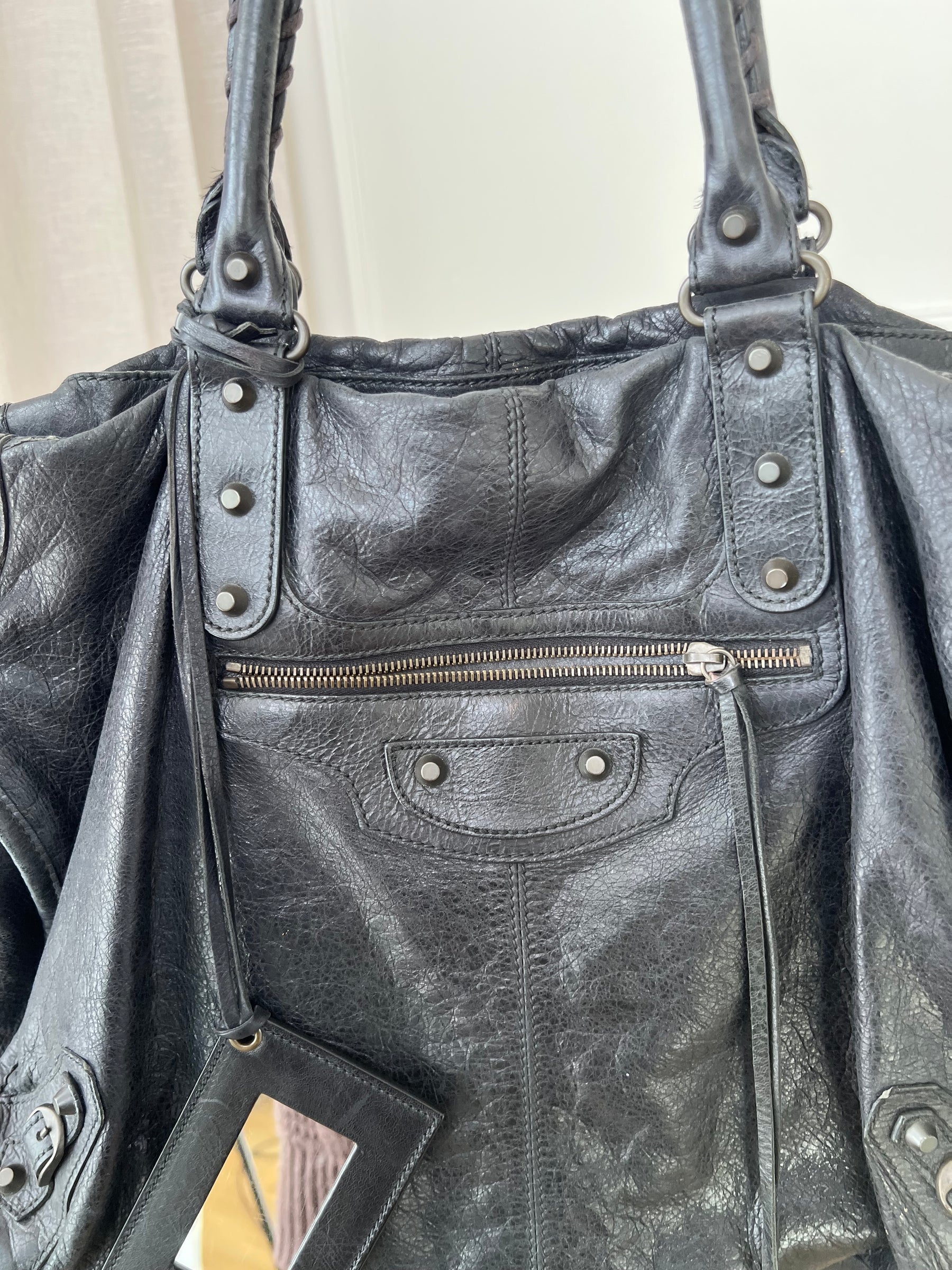 Balenciaga Black Weekender Bag