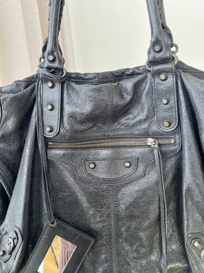 Balenciaga Black Weekender Bag