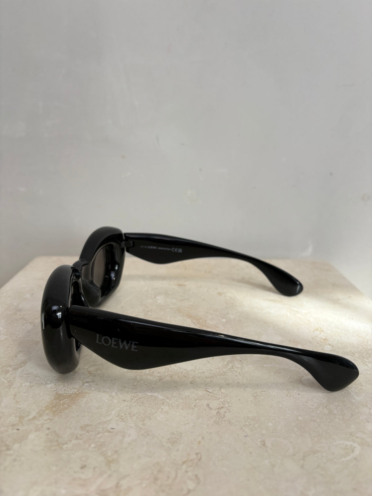 Loewe Black Inflated Cat Eye Sunglasses