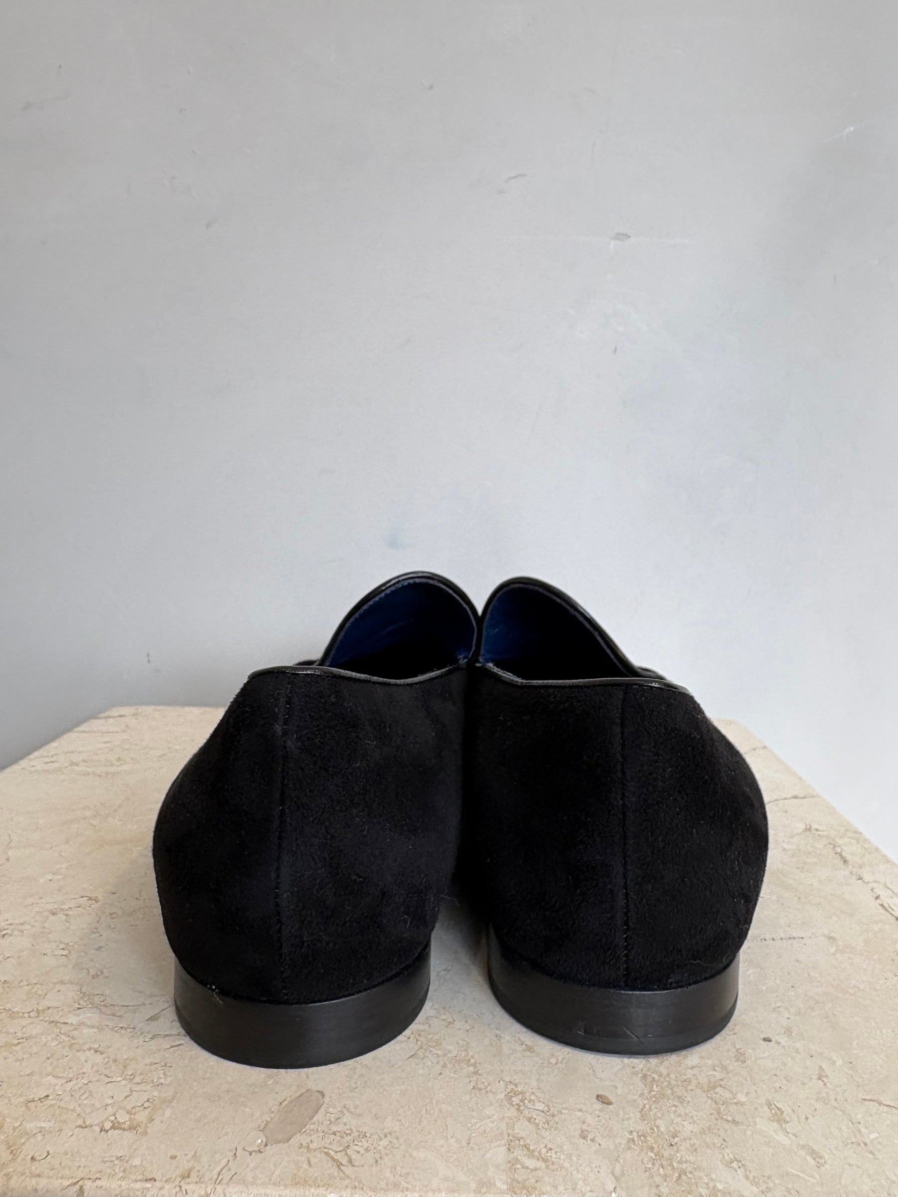 Proenza Schouler Black Suede Pointed Loafer, 38.5