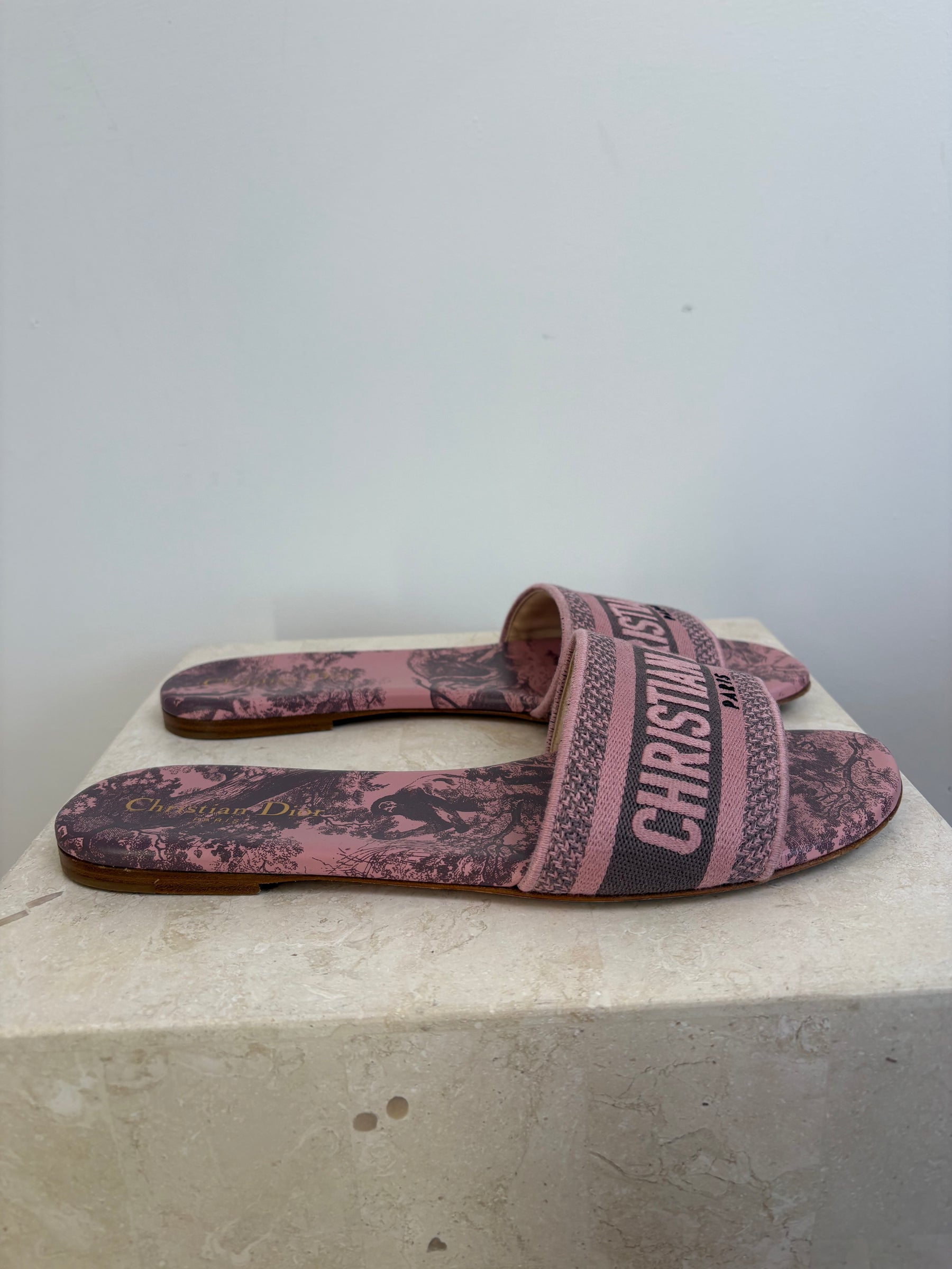 Dior Dway Slide Pink Grey, 40.5