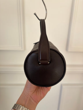 The Row Round 90's Bag In Chocolate