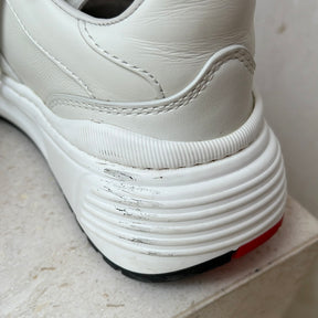 Bottega Veneta White Speedster Sneakers, 38
