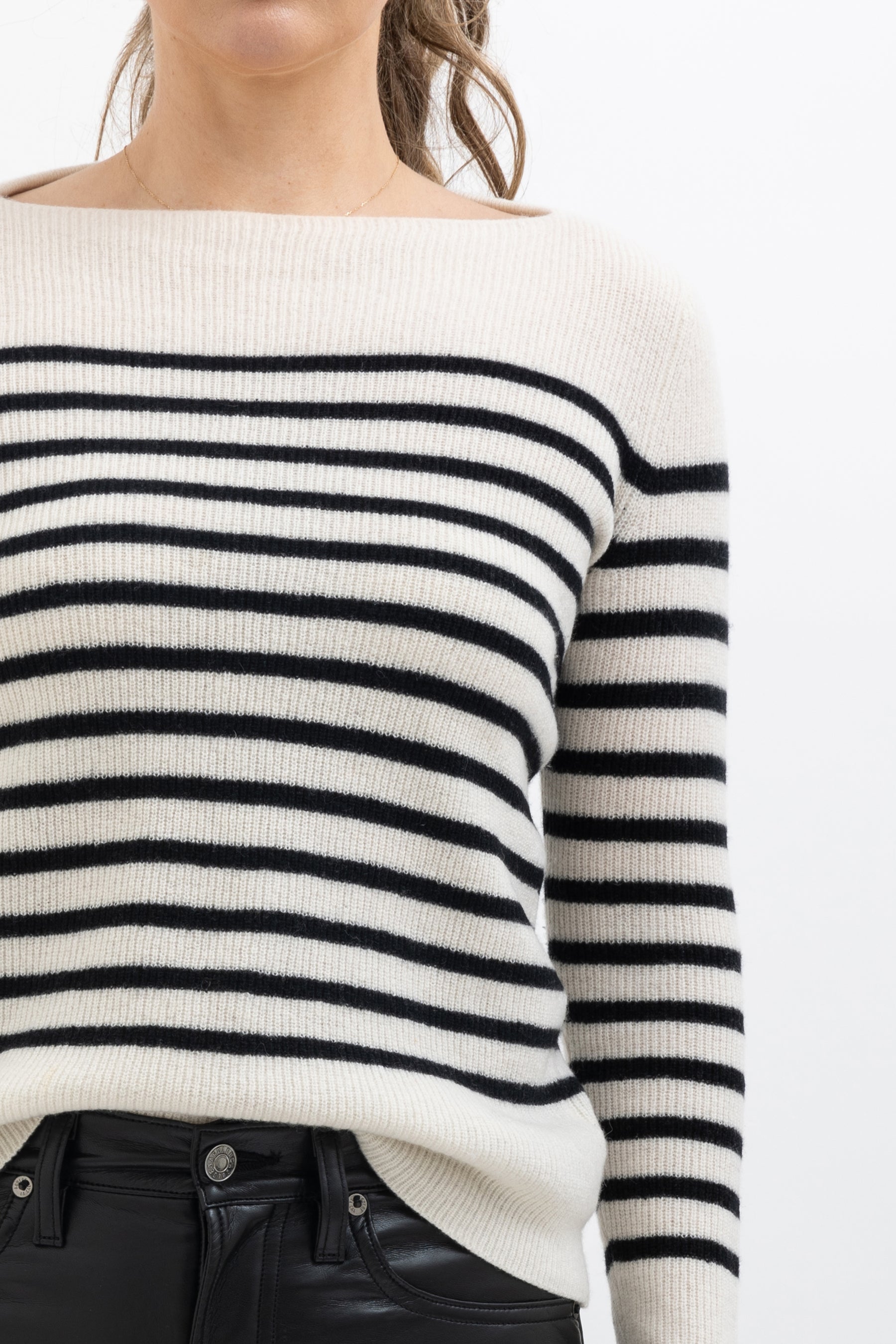 Breton Stripe Boatneck Sweater