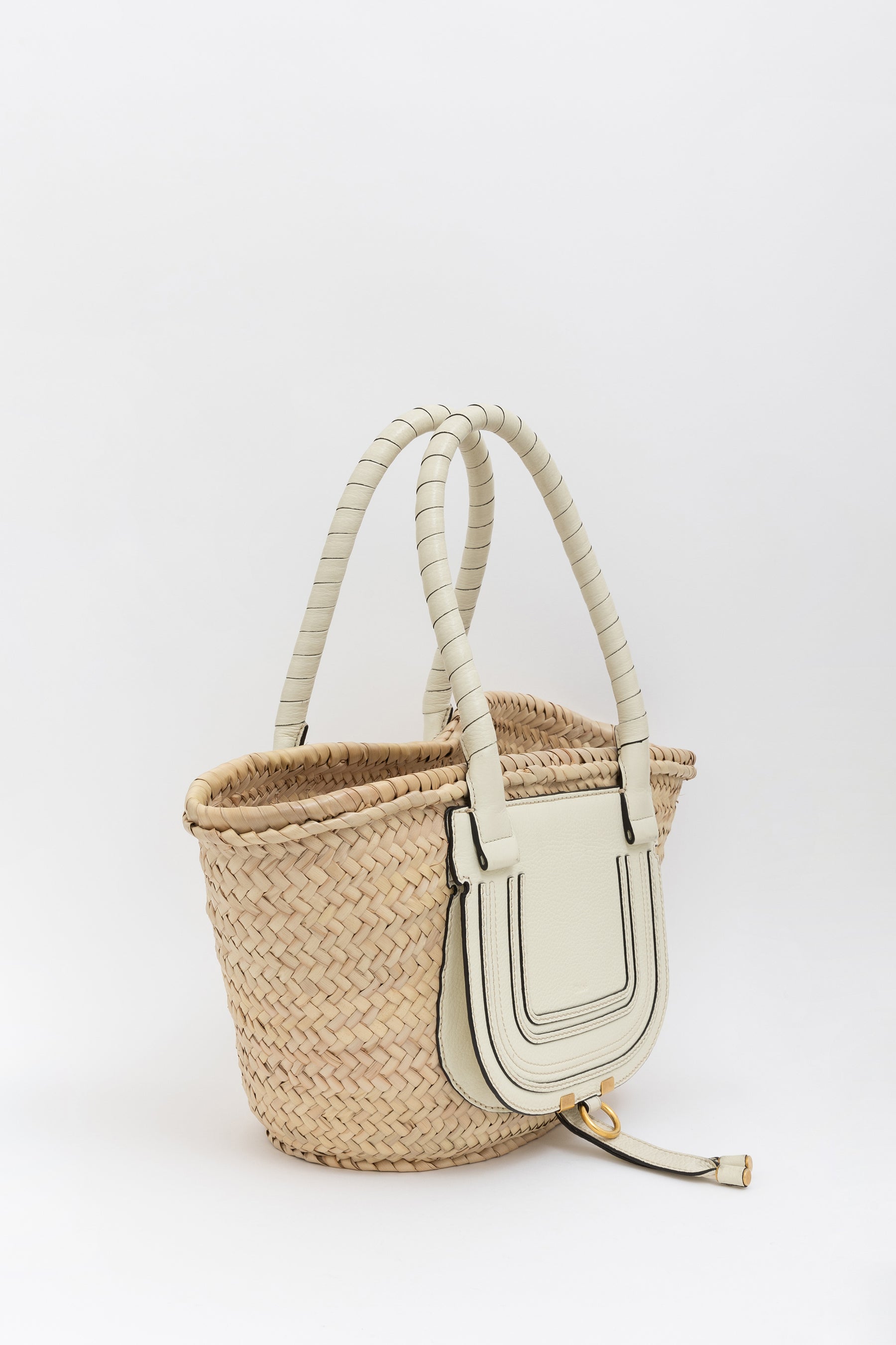 Marcie Raffia Basket Bag