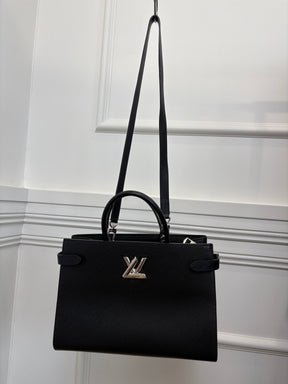 Louis Vuitton Black Epi Leather Twist Tote