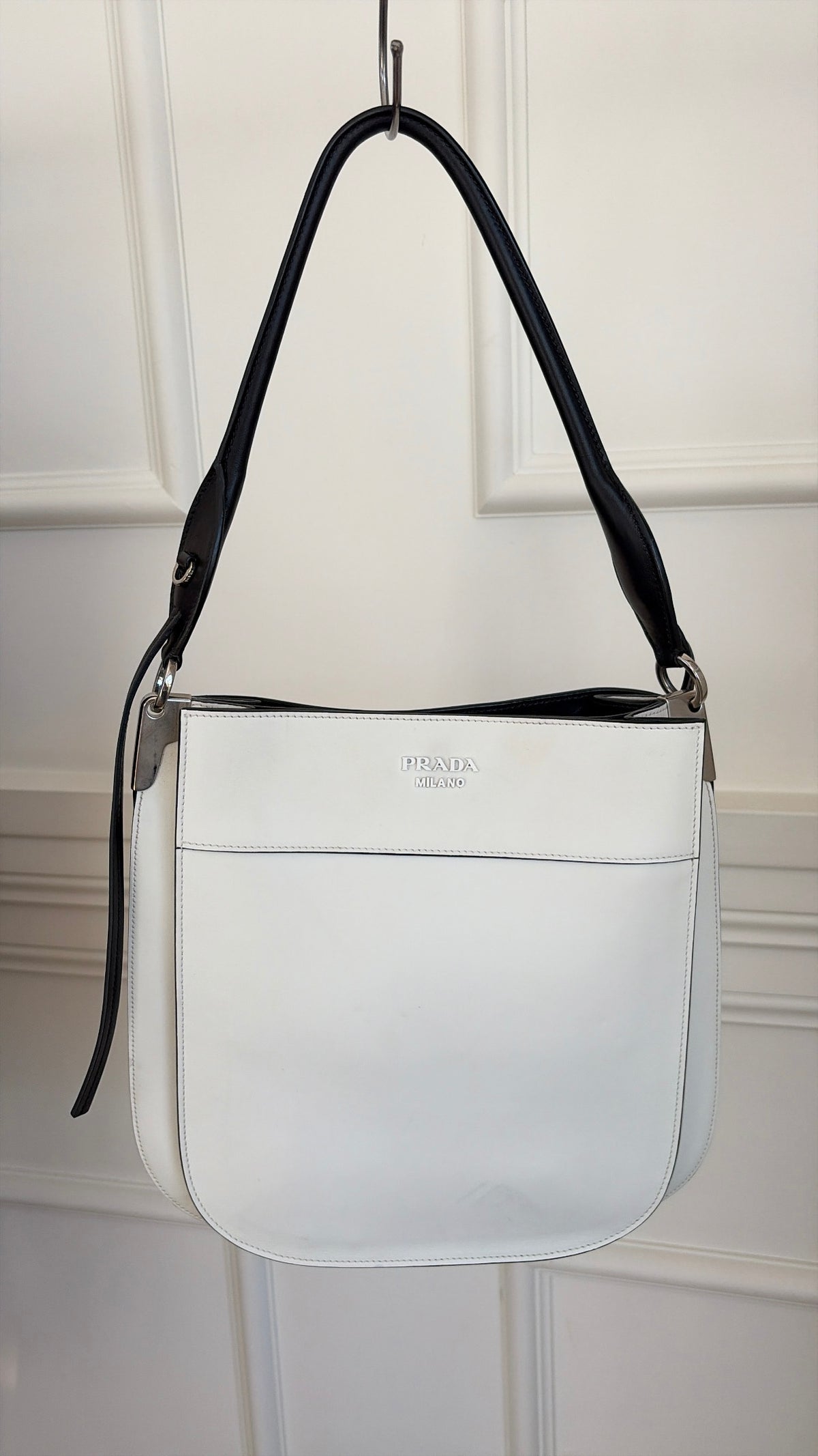 Prada Margit Bag White Black