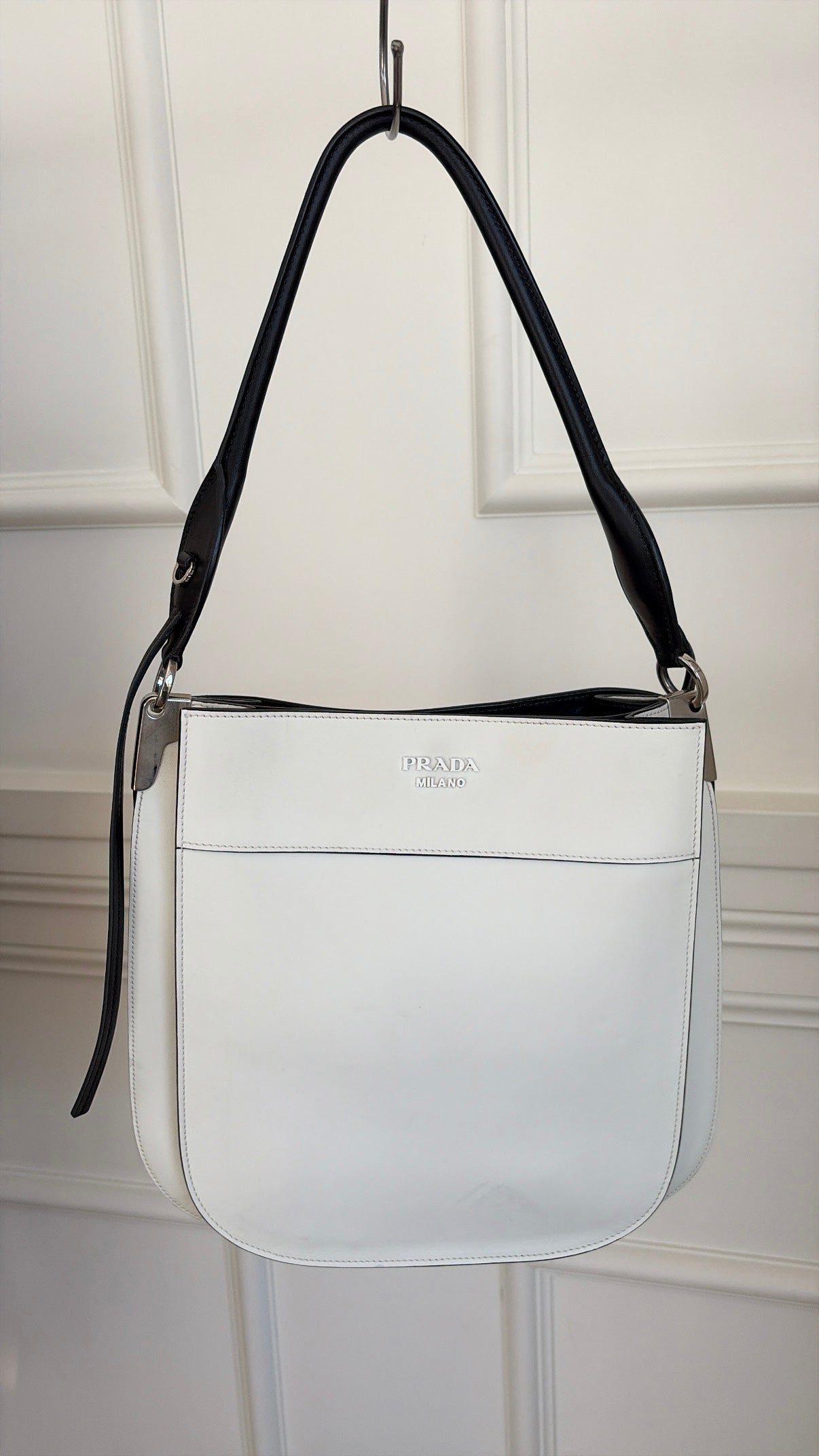 Prada Margit Bag White Black
