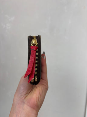 Louis Vuitton Damier Ebene Thin Zipped Wallet