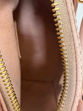 Louis Vuitton Pale Pink Monogram Empreinte Leather Nano Speedy