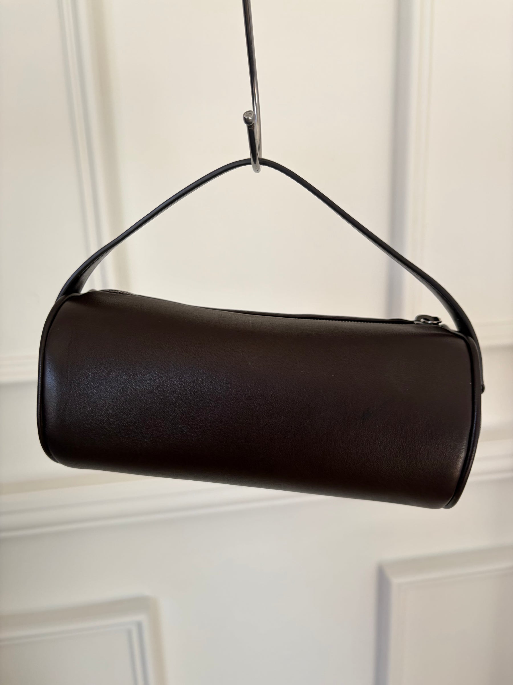 The Row Round 90's Bag In Chocolate