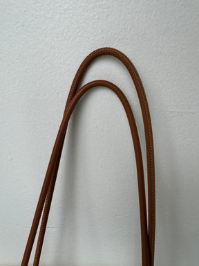 Loewe Paula's Ibiza Anagram Small Leather Trimmed Woven Raffia Tote