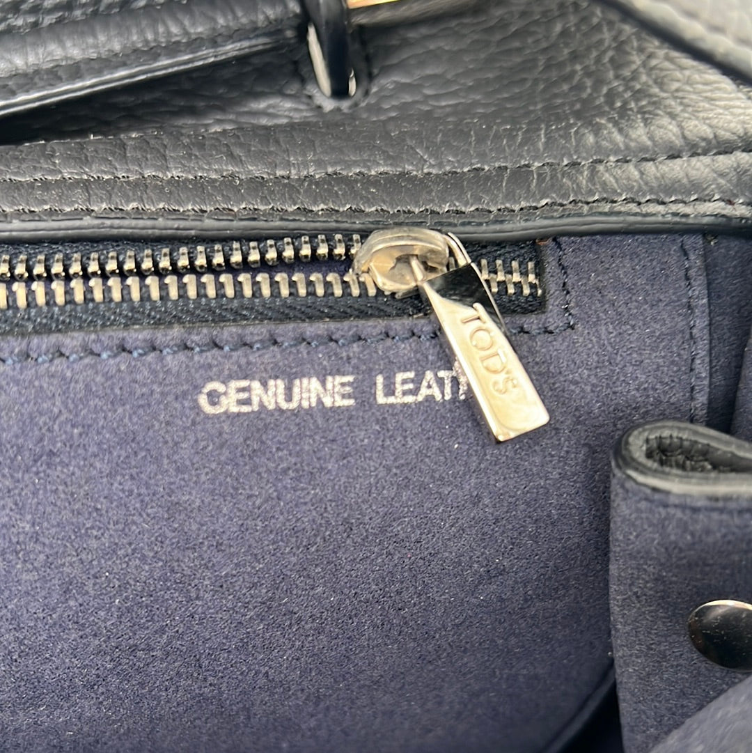 Tods Dark Grey Wave Bag