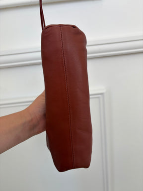 Bottega Veneta Mini Pouch Bag In Brick Red