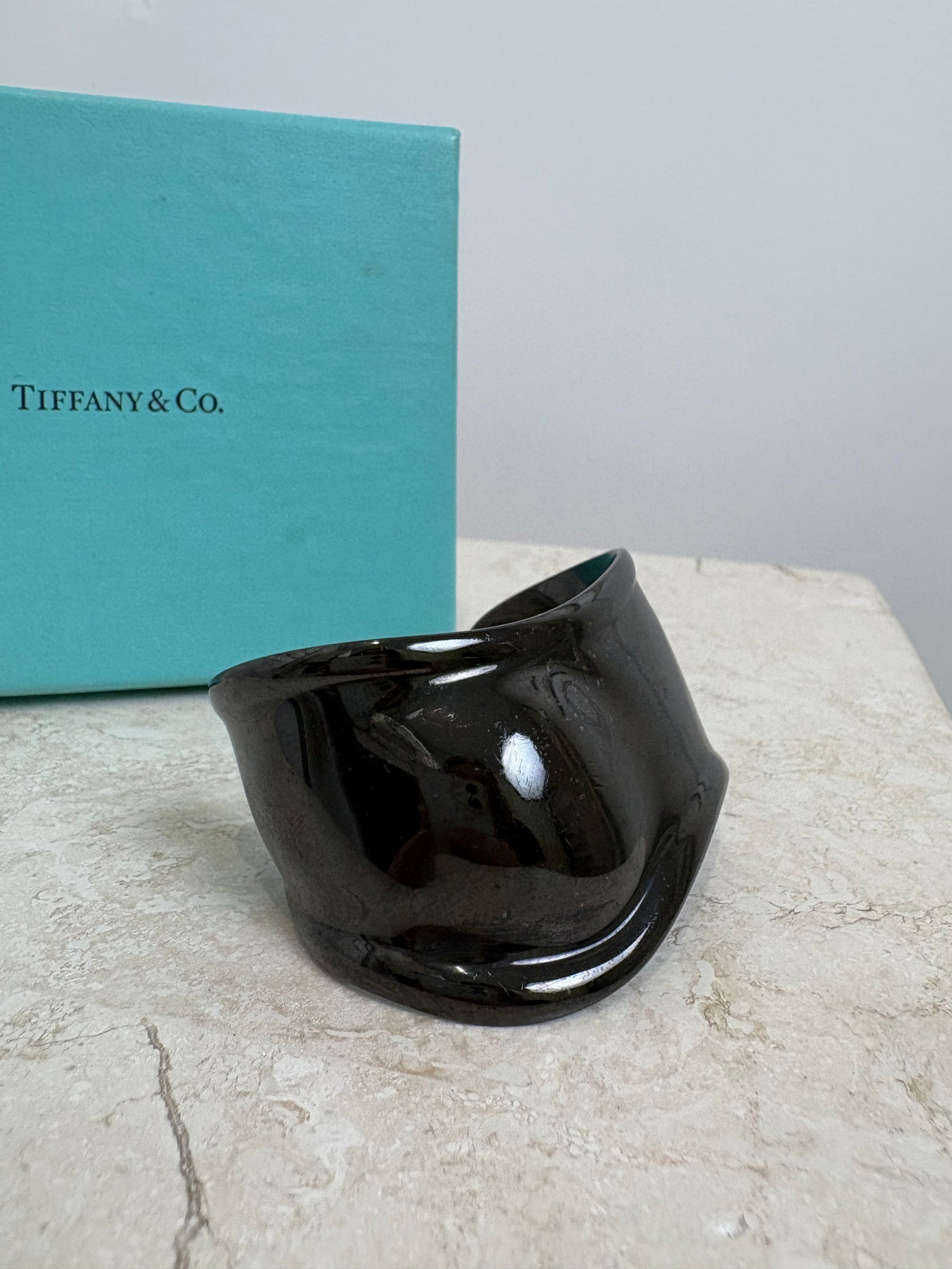 Tiffany & Co. Black Finish Bone Cuff