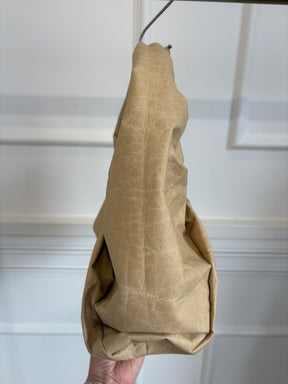 Bottega Veneta Beige Kraft Shoulder Pouch