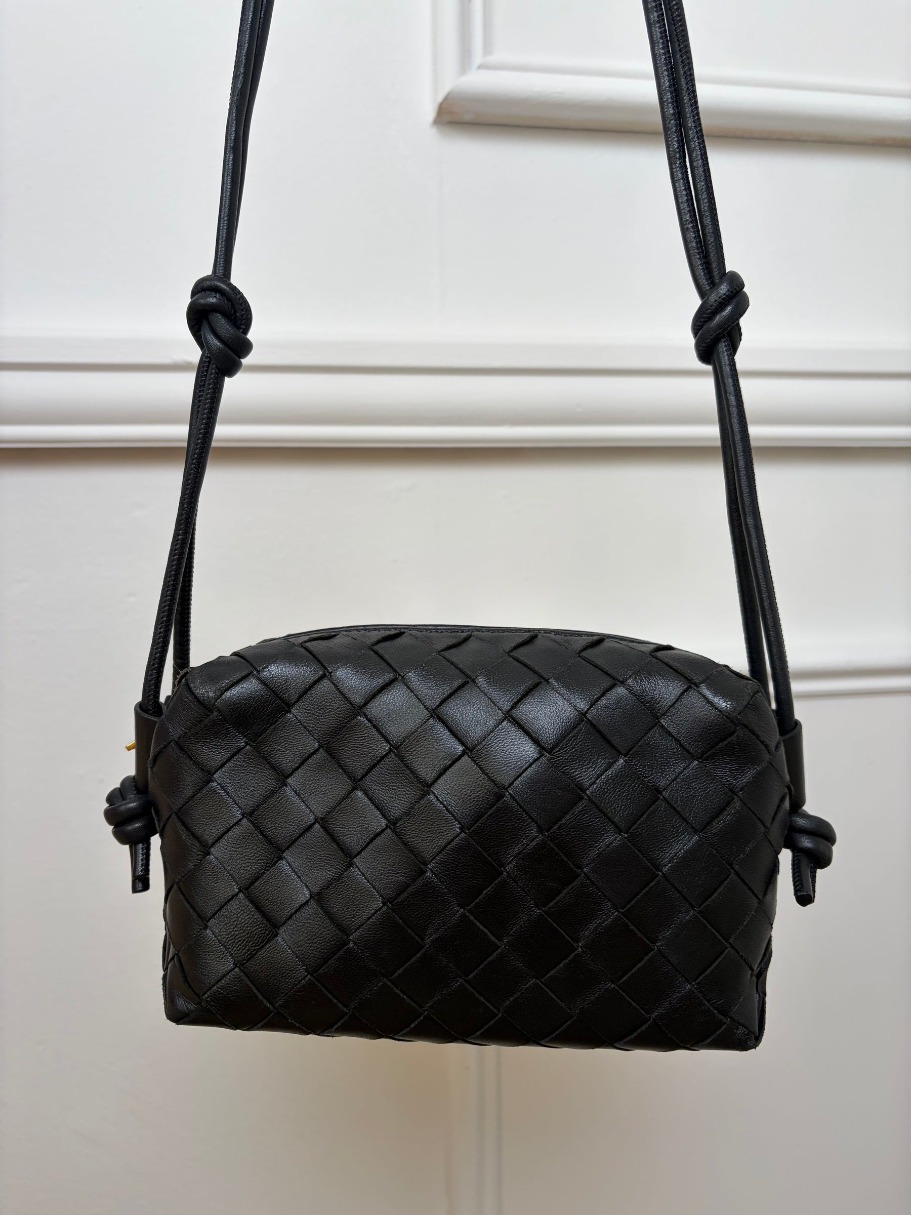 Bottega Veneta Mini Loop Camera Bag Black