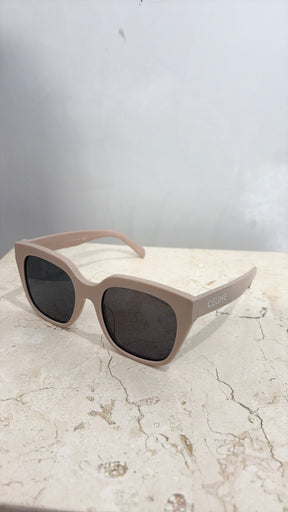Celine Pale Pink Square Frame Sunglasses