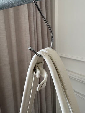 Bottega Veneta White Leather Maxi Arco Tote