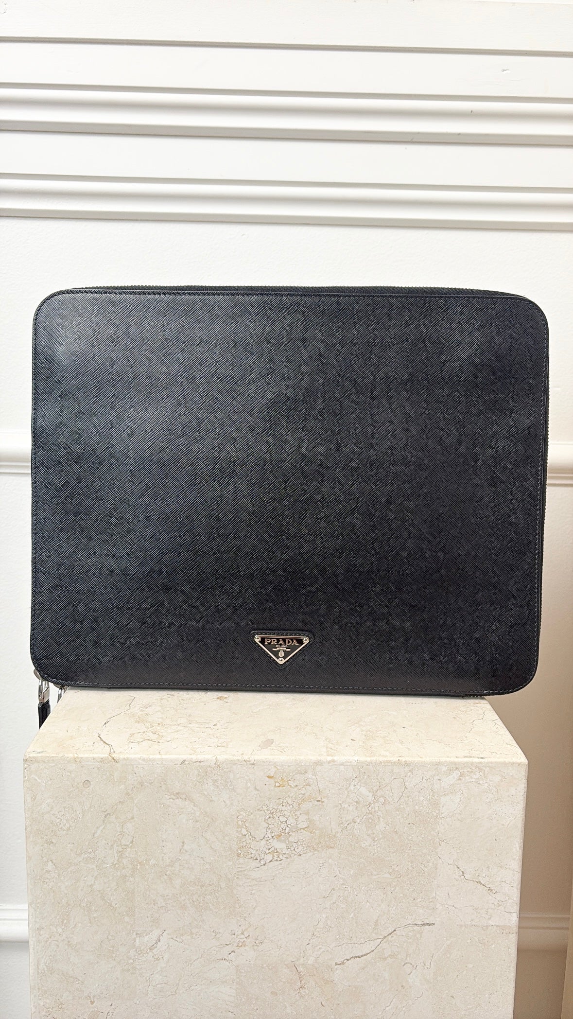 Prada Saffiano leather document holder
