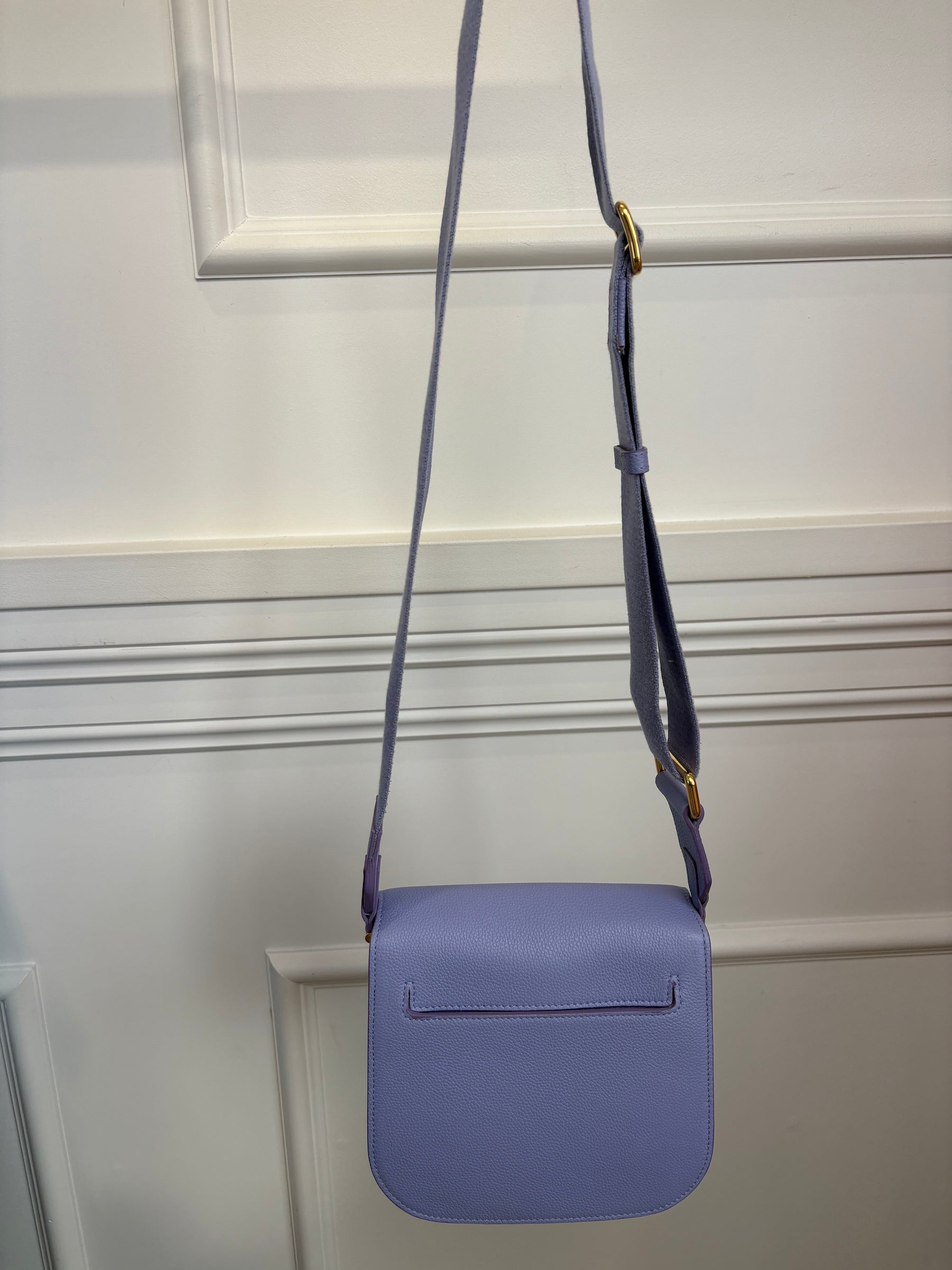 Tom Ford Lilac Leather T Bag