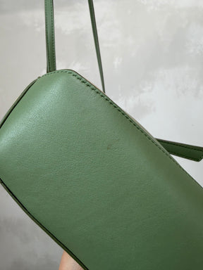 Loewe Green and Beige Ombré Leather Mini Puzzle Bag
