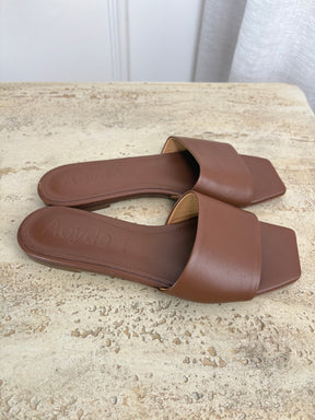 Aeyde Brown Slides, 38
