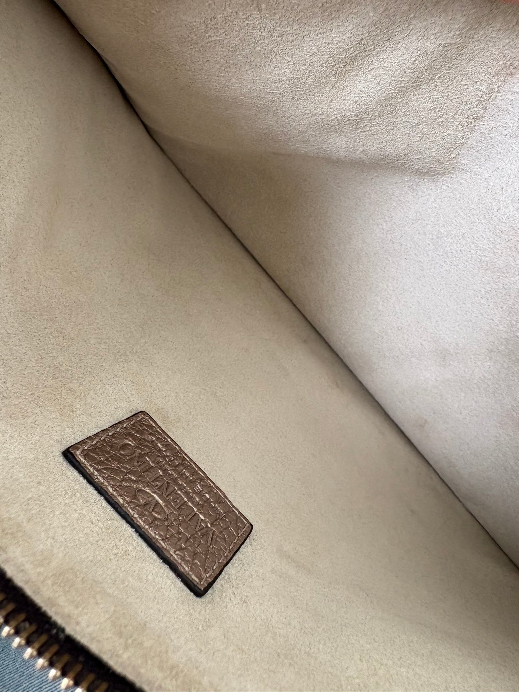 Valentino Garavani Bronze Rockstud Pouch