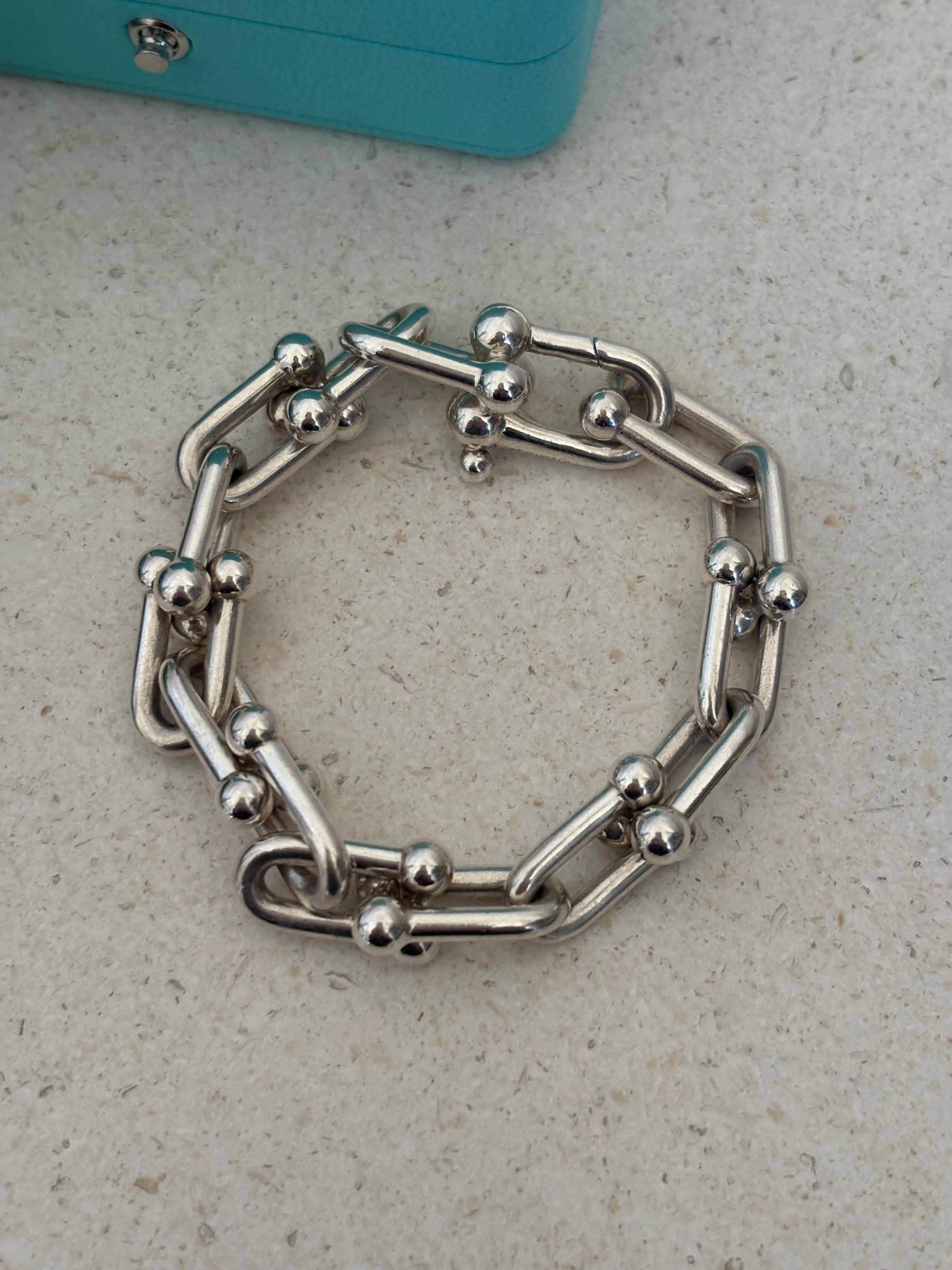 Tiffany & Co. Sterling Silver Large Link Bracelet