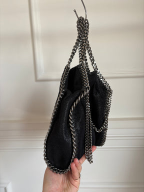 Stella McCartney Black Suede Falabella Tote