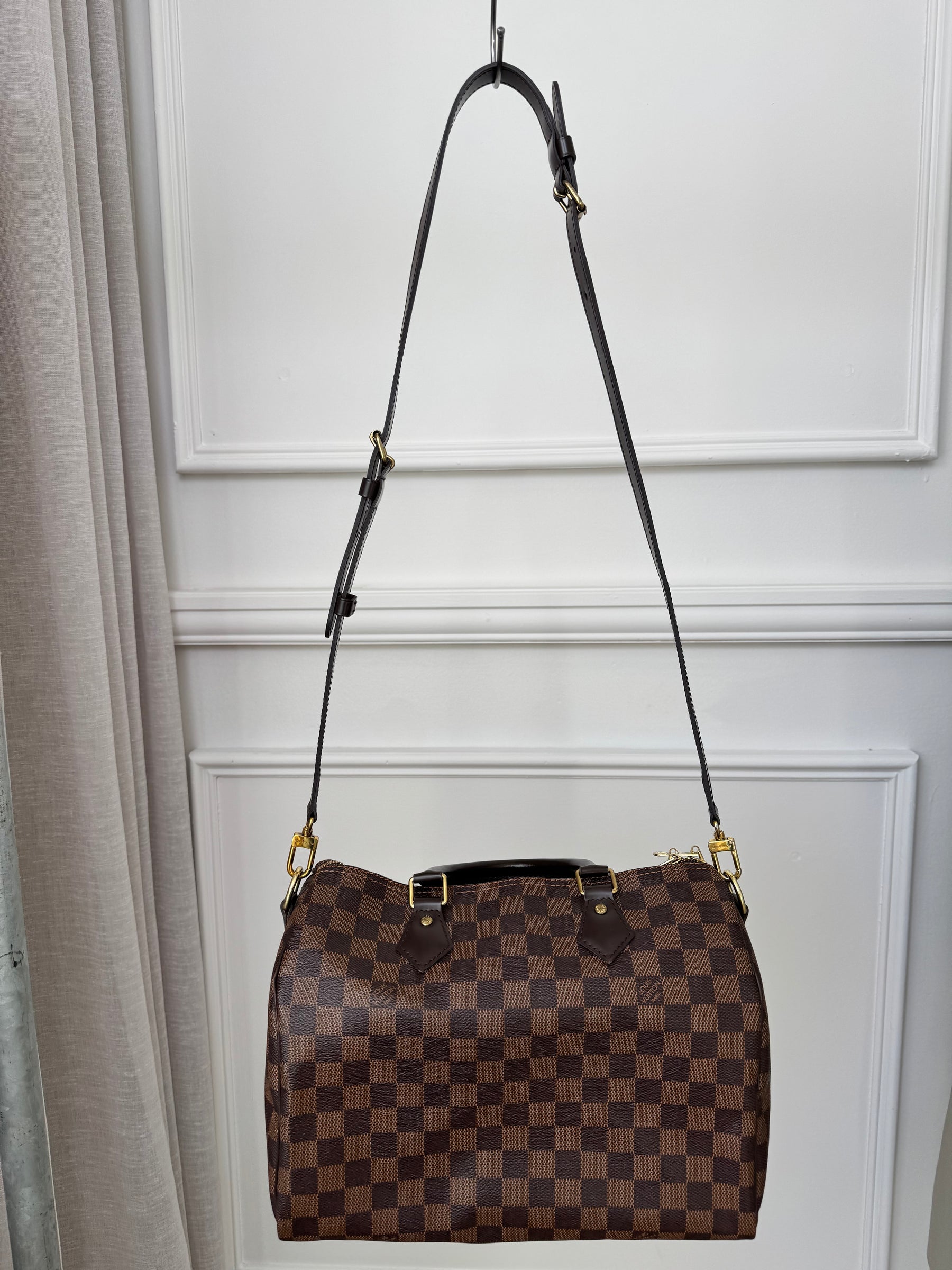 Louis Vuitton Damier Ebene Speedy Bandouliere 30