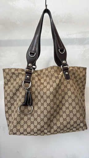 Gucci Monogram Canvas Tote