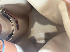 Jimmy Choo Bon Bon Bucket Bag In Tan/Gold
