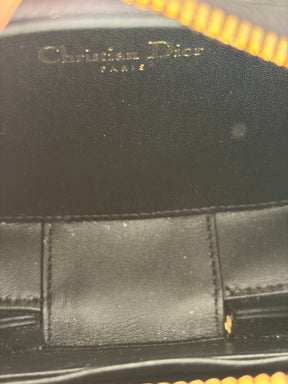 Dior Black Leather CD Signature Pouch Crossbody