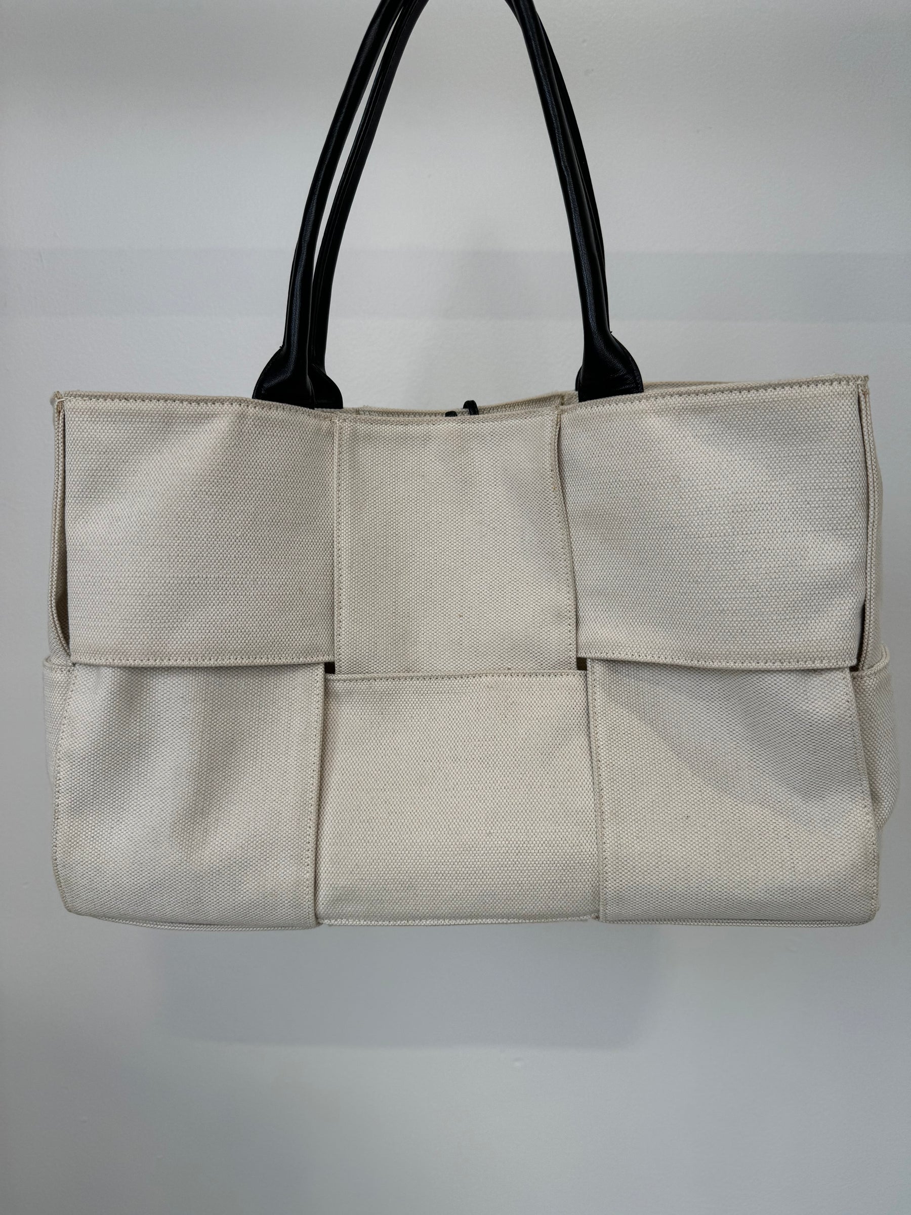 Bottega Veneta Arco Canvas Tote Bag