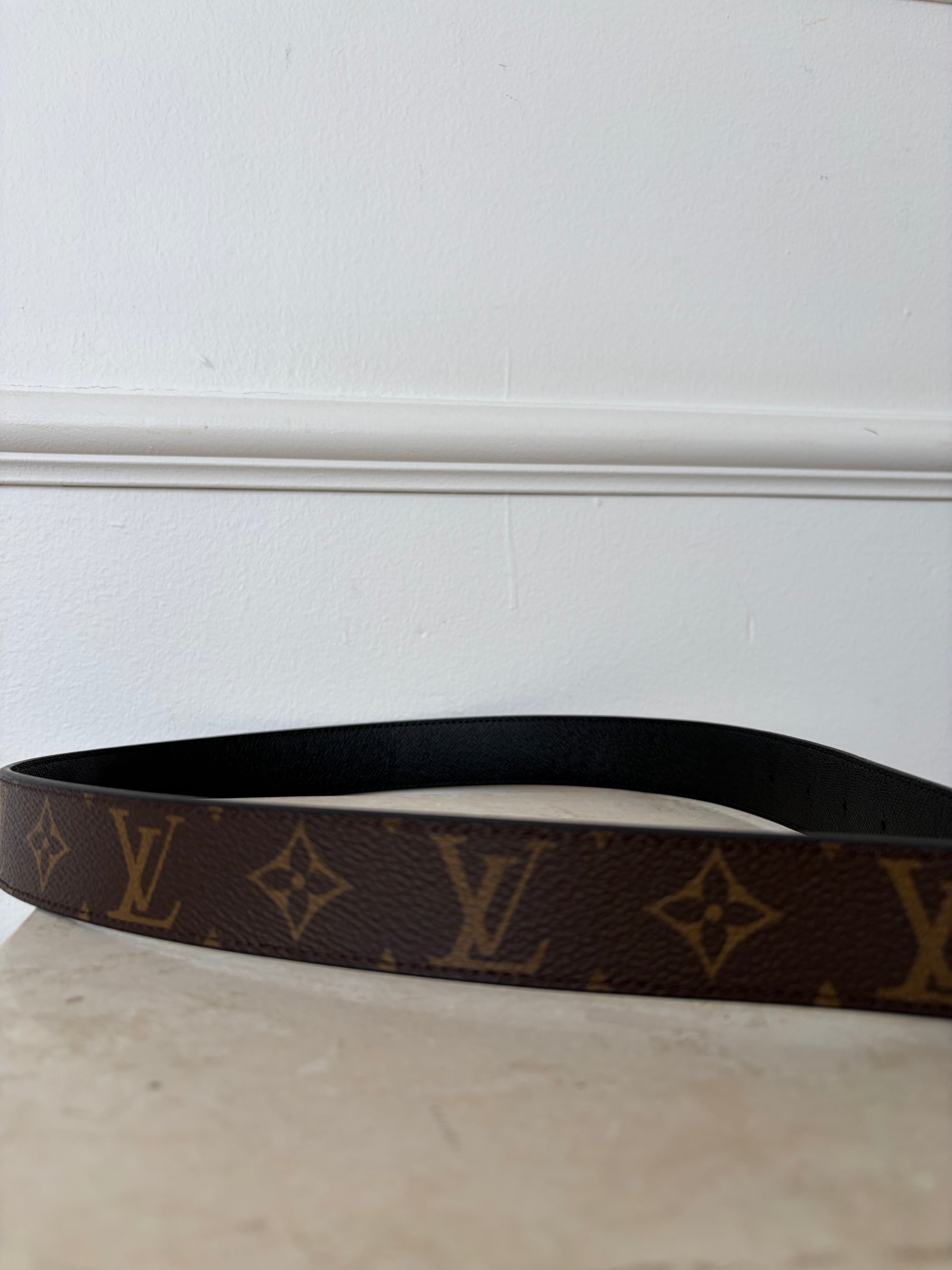 Louis Vuitton Reversible Monogram Belt, 80 / 32