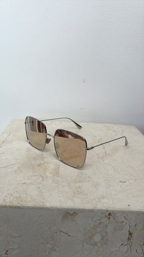 Dior Rose Gold Stellaire Square Sunglasses