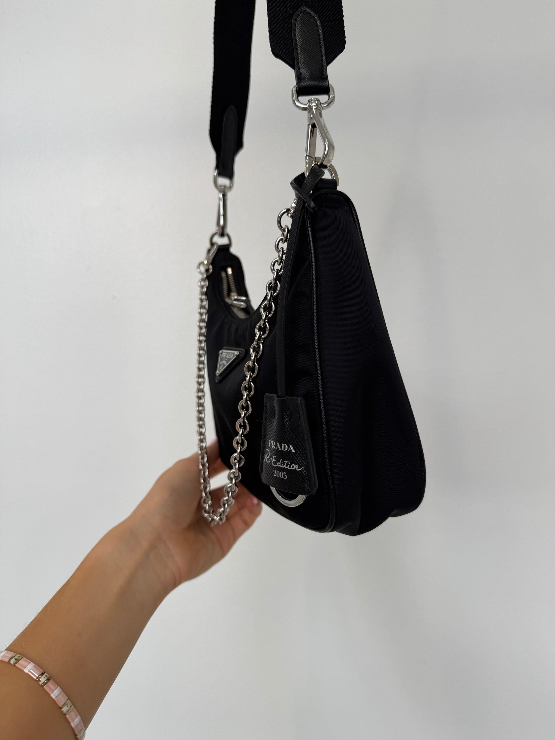 Prada Black Re-Edition 2005 Re-Nylon bag