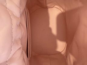 Dior Baby Pink Cannage Leather Drawstring Bucket Bag