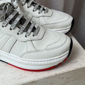Bottega Veneta White Speedster Sneakers, 38