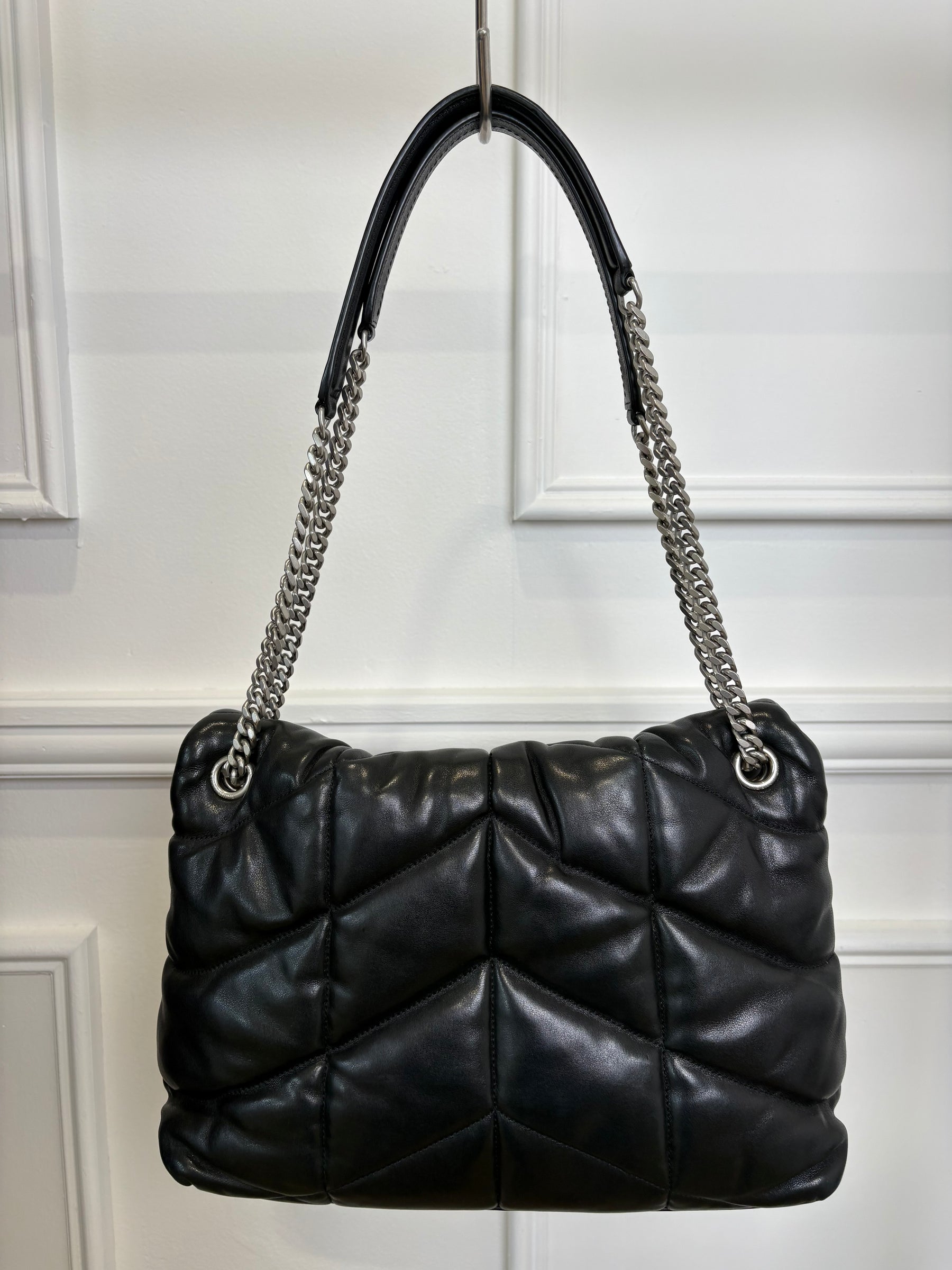 Saint Laurent Lou Puffer In Lambskin Medium