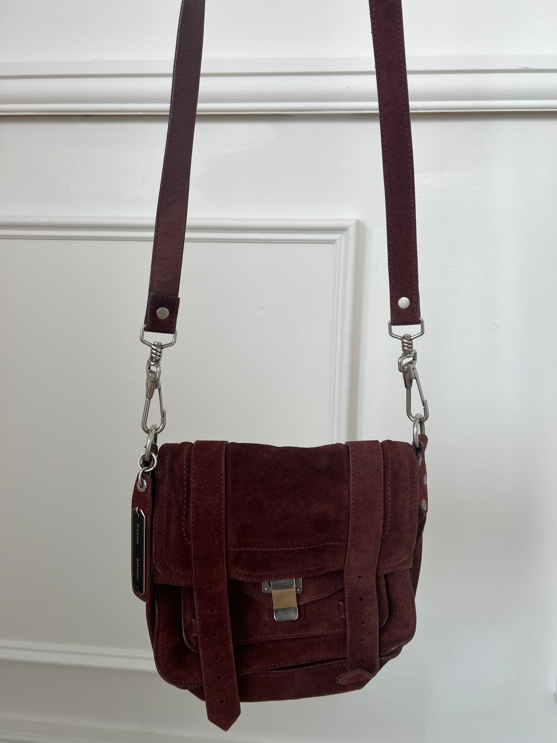 Proenza Schouler Rust Suede mini PS1 Bag