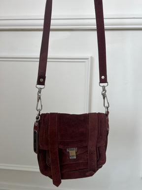 Proenza Schouler Rust Suede mini PS1 Bag