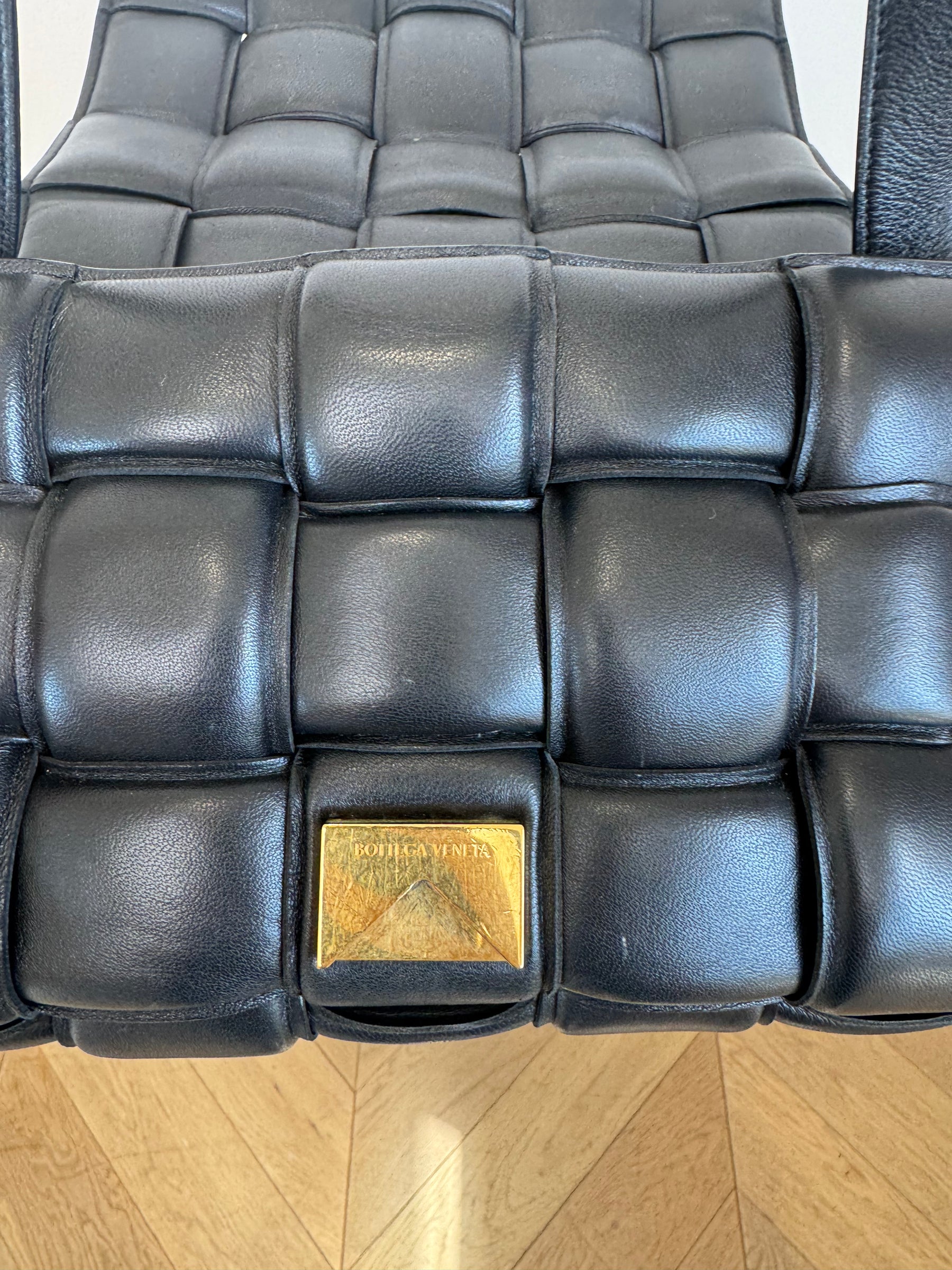 Bottega Veneta Black Padded Cassette Bag