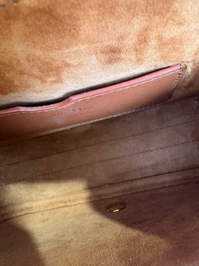 Dior Chestnut Leather Medium Bobby Bag